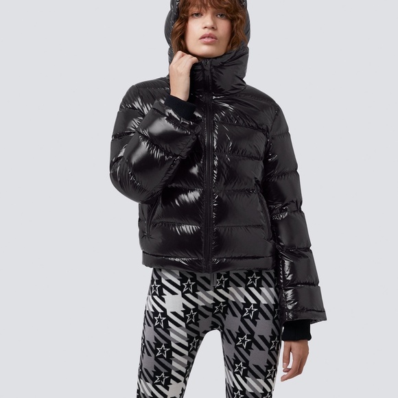 PERFECT MOMENT 'POLAR FLARE' BLACK CIRE GOOSE DOWN JACKET - SIZE LGE - MSRP $655 - Picture 4 of 4